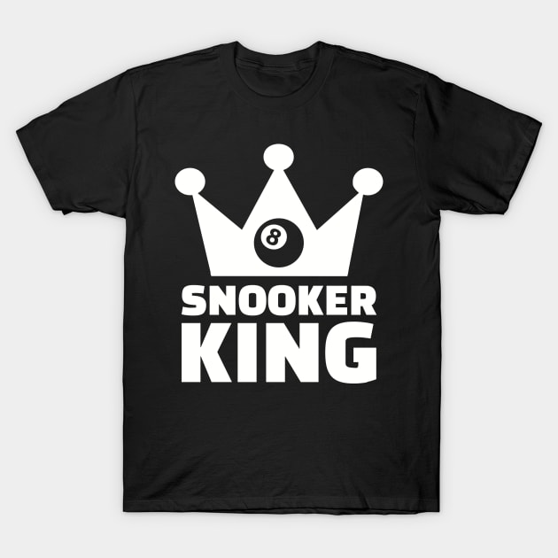 Snooker King T-Shirt by Designzz